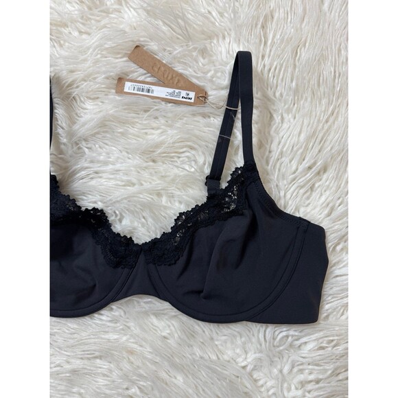 Skims Fits Everybody Lace Underwire Bra Onyx Size 38C - Picture 4 of 8